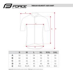 Force POINTS černo-modrý cyklistický dres
