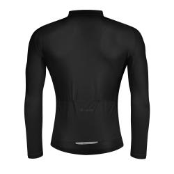 Force PURE černý pánský cyklistický dres - dlouhý rukáv