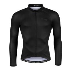 Force PURE černý pánský cyklistický dres - dlouhý rukáv