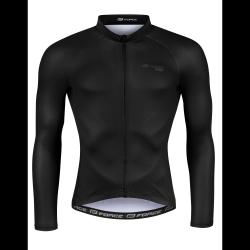 Force PURE černý pánský cyklistický dres - dlouhý rukáv Force PURE černý pánský cyklistický dres - dlouhý rukáv