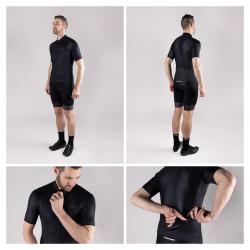 Force PURE černý pánský cyklistický dres