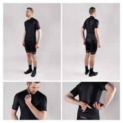 Force PURE černý pánský cyklistický dres