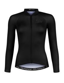 Force PURE LADY černý dámský cyklodres - dlouhý rukáv Force PURE LADY černý dámský cyklodres - dlouhý rukáv