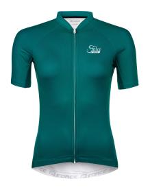 Force PURE LADY petrolejový dámsky cyklodres - kr. rukáv