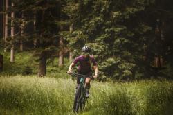 Force PURE LADY fialový dámsky cyklodres - kr. rukáv