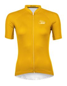Force PURE žltý dámsky cyklistický dres
