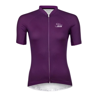 Force PURE LADY fialový dámský cyklodres - kr. rukáv Force PURE LADY fialový dámský cyklodres - kr. rukáv