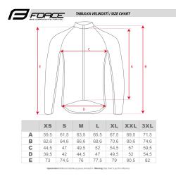 Force RIDGE černo-modrý cyklistický dres - dlouhý rukáv