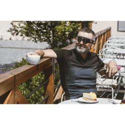 Force ROCK šedo-černý cyklistický dres - krátký rukáv