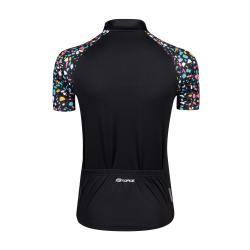 Force ROCK LADY čierny dámsky cyklistický dres -kr. rukáv