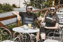 Force ROCK LADY čierny dámsky cyklistický dres -kr. rukáv