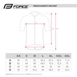 Force ROCK LADY čierny dámsky cyklistický dres -kr. rukáv