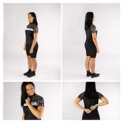 Force ROCK LADY čierny dámsky cyklistický dres -kr. rukáv