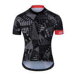 Force SHARD čierno-šedý cyklistický dres - krátky rukáv Force SHARD čierno-šedý cyklistický dres - krátky rukáv