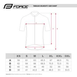 Force SHARD LADY meruňkový dámský cyklodres - kr. rukáv