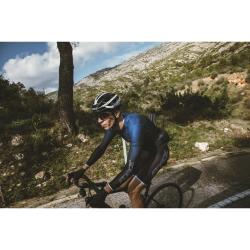 Force SMOOTH modro-černý cyklodres - dlouhý rukáv