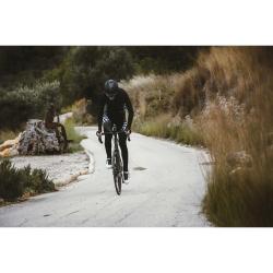 Force SPIKE černo-bílý cyklistický dres - dlouhý rukáv