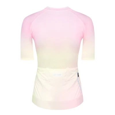 Force STAIN LADY žluto-růžový dres - kr. rukáv