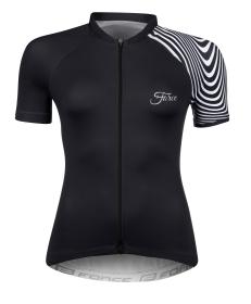Force STREAM LADY čierny dámsky cyklistický dres