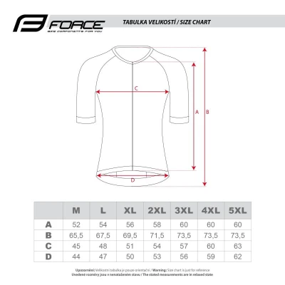 Force SWAY fluo cyklodres - kr. rukáv