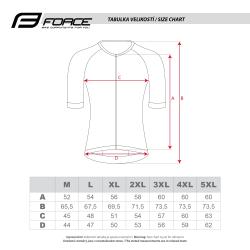 Force SWAY tm.zelený cyklodres - kr. rukáv