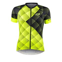 Force VISION fluo dámsky cyklodres - kr. rukáv