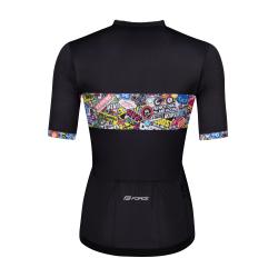 Force VIVID LADY černý dámský cyklistický dres