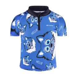 Force WOLFIE KID modrý dětský cyklistický dres Force WOLFIE KID modrý dětský cyklistický dres