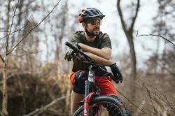 Force DRIFT stormy blue-mint cyklistické brýle - černé kontrast.sklo