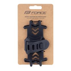 Force Držák telefonu na představec, silikon černý