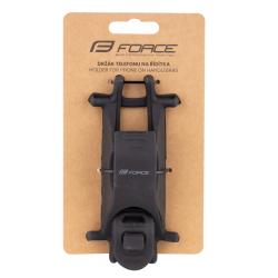 Force Držák telefonu na řidítka, silikon černá