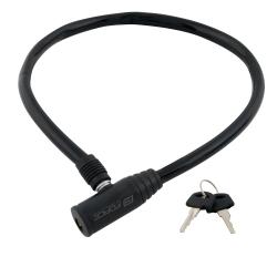 Force Zámek ECO klíčkový bez držáku 70cm/8mm, černý Force Zámek ECO klíčkový bez držáku 70cm/8mm, černý