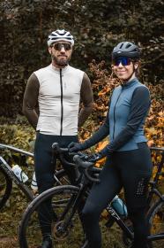 Force ENDLESS černé cyklokalhoty se šráky a vložkou