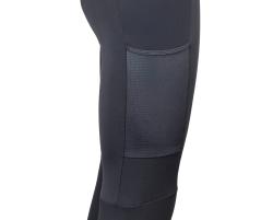 Force ENDLESS černé cyklokalhoty se šráky bez vložky