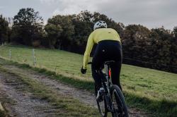 Force ENDLESS černé cyklokalhoty se šráky bez vložky