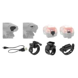 FORCE EXPRESS USB přední+zadní sada světel (VÝPRODEJ)