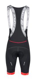 Force FAME černo-červené cyklokraťasy se šráky a vložkou