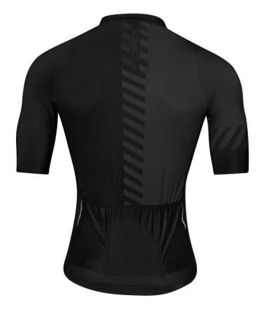 Force FASHION černo-šedý cyklistický dres - krátký rukáv + Force B21 EASY černé cyklokraťasy do pasu s vložkou