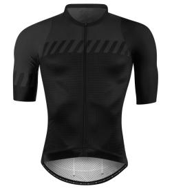 Force FASHION černo-šedý cyklistický dres - krátký rukáv POUZE L (VÝPRODEJ)