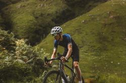 Force FASHION čierno-šedé cyklokraťasy so švami a vložkou