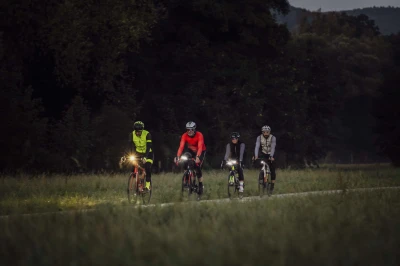 Force FASHION černo-fluo cyklokalhoty se šráky a vložkou
