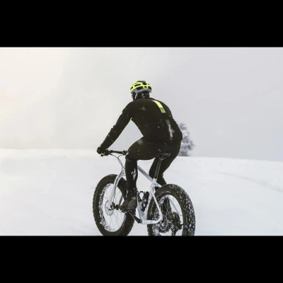 Force FROST černo-fluo pánská softshell cyklobunda POUZE S (VÝPRODEJ)
