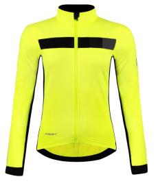 Force FROST LADY fluo-černá dámská softshell cyklobunda POUZE S (VÝPRODEJ)
