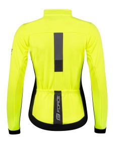 Force FROST LADY fluo-čierna dámska softshell cyklobunda
