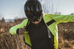Force FROST LADY fluo-čierna dámska softshell cyklobunda