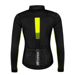 Force FROST černo-fluo dámská softshell cyklobunda