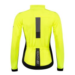 Force FROST LADY fluo-černá dámská softshell cyklobunda