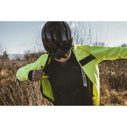 Force FROST LADY fluo-černá dámská softshell cyklobunda