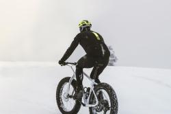 Force FROST černo-fluo pánská softshell cyklobunda