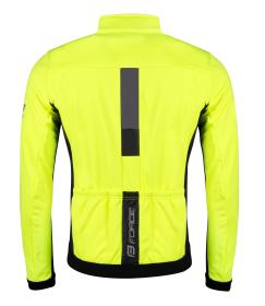 Force FROST fluo-čierna pánska softshell cyklobunda
